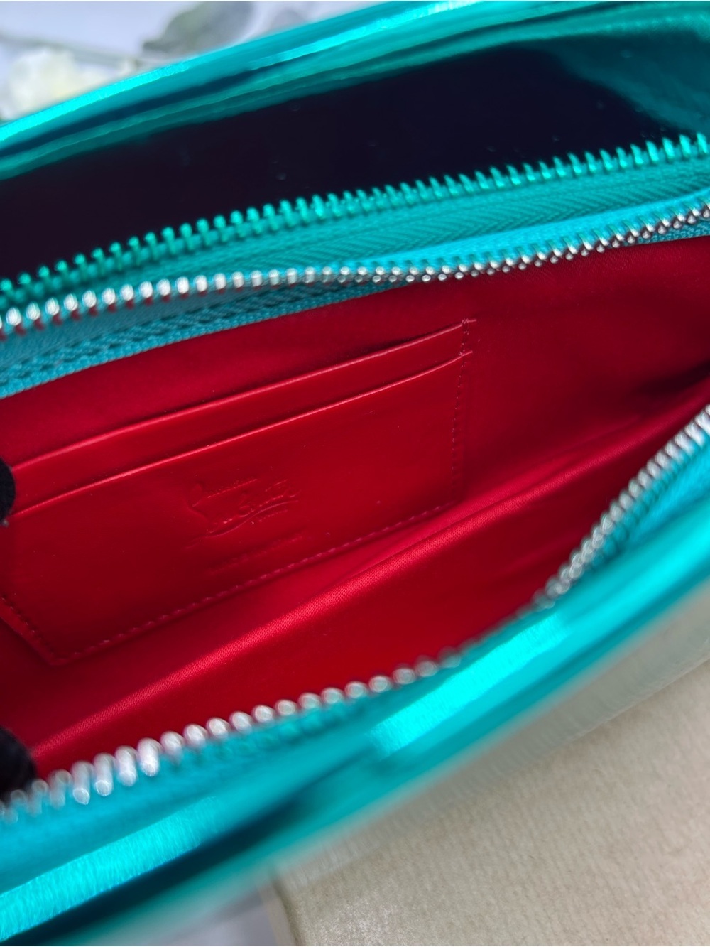 Women's Christian Louboutin LOUBITWIST clutch/shoulder bag made in Italy - Picture 15 of 16